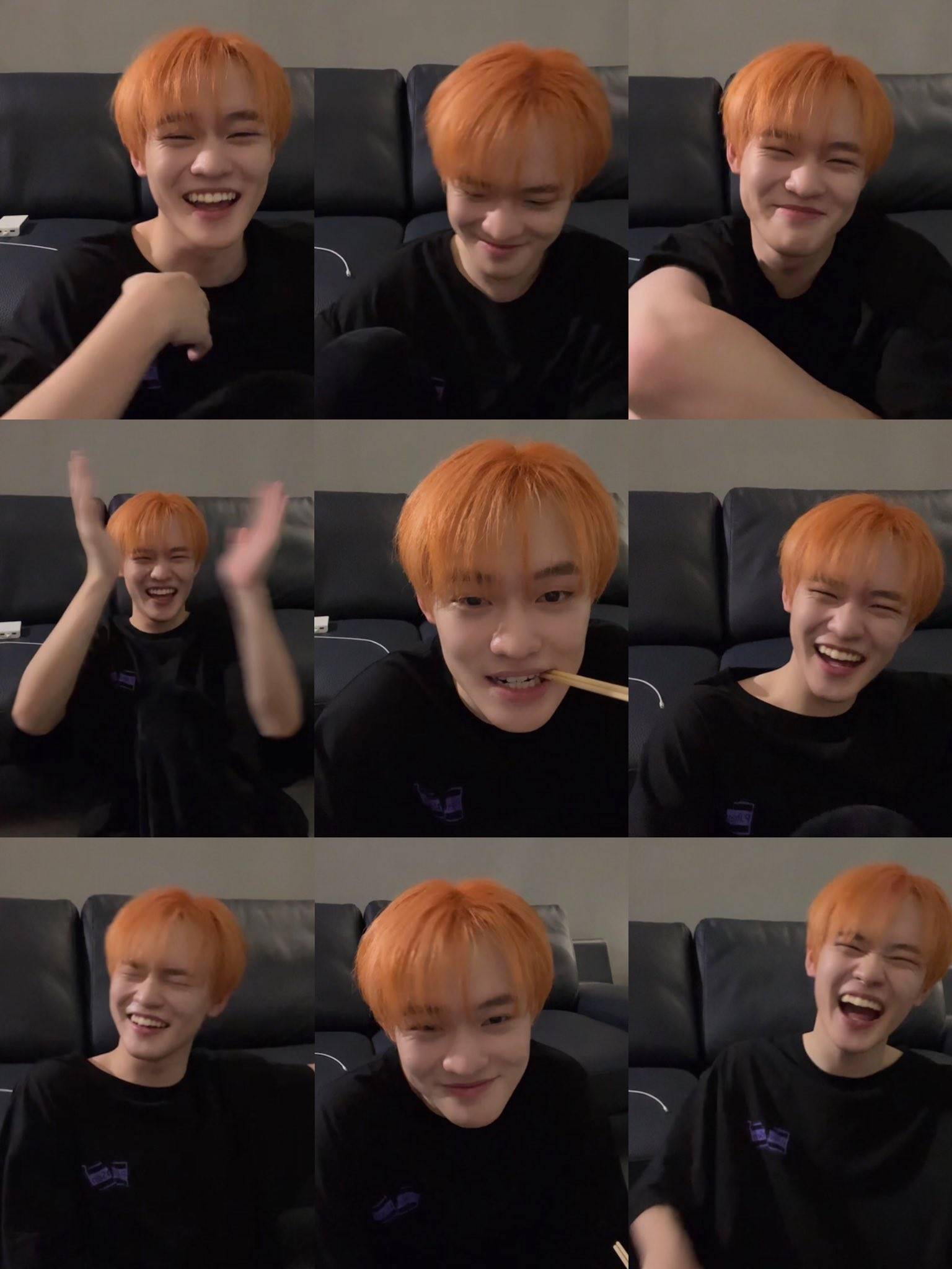 Chenle NCT melakukan siaran langsung Weibo