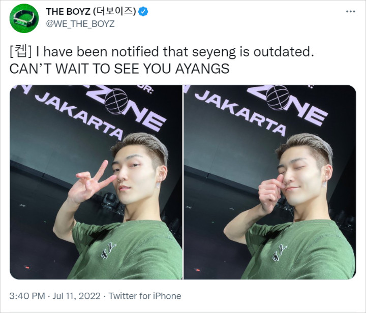 Sebut \'Seyeng\' Ketinggalan Zaman, Ini Panggilan Romantis Kevin The Boyz untuk Fans Indonesia