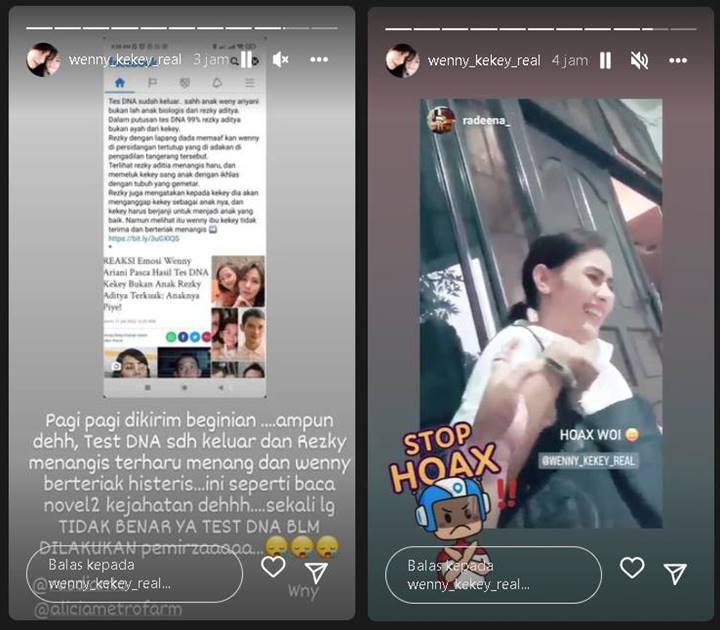 Pedas! Wenny Ariani Kembali \'Sindir\' Kabar Bohong Ini Soal Rezky Aditya: Seperti Baca Novel