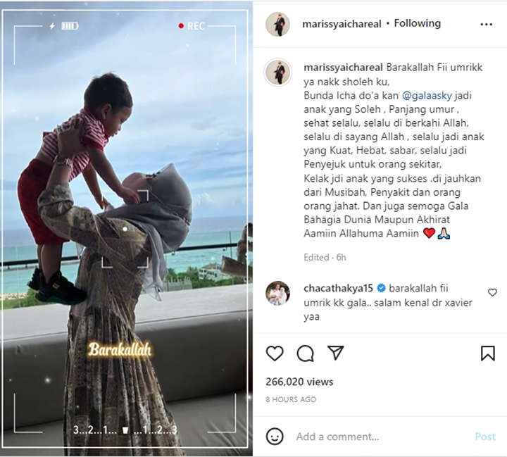 Gala Sky Genap 2 Tahun, Marissya Icha Untai Doa Mendalam Seraya Kenang Momen Lawas Ini