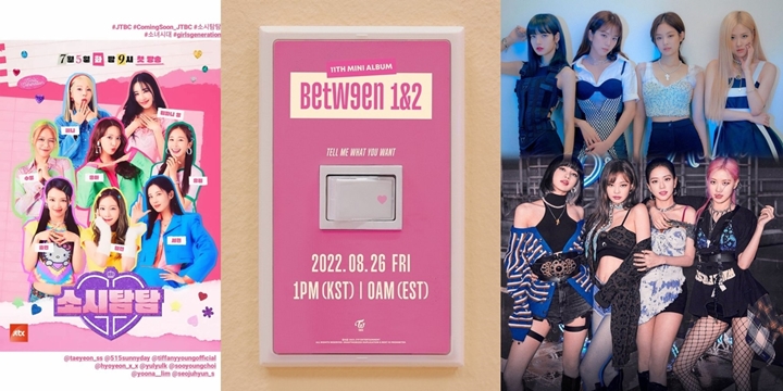 SNSD, TWICE, dan BLACKPINK Siap Comeback di Bulan yang Sama, Agustus Bakal Panas