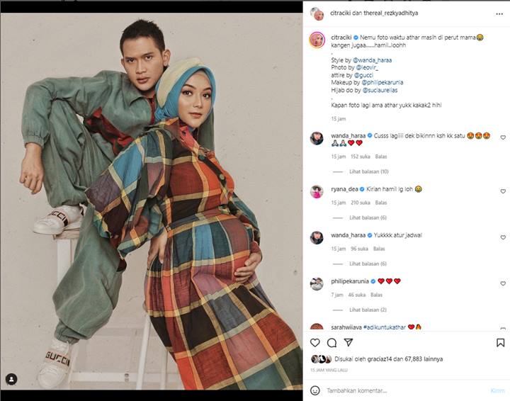 Citra Kirana Bikin Kaget Posting Foto Lagi Hamil, Kode Mau Tambah Momongan?