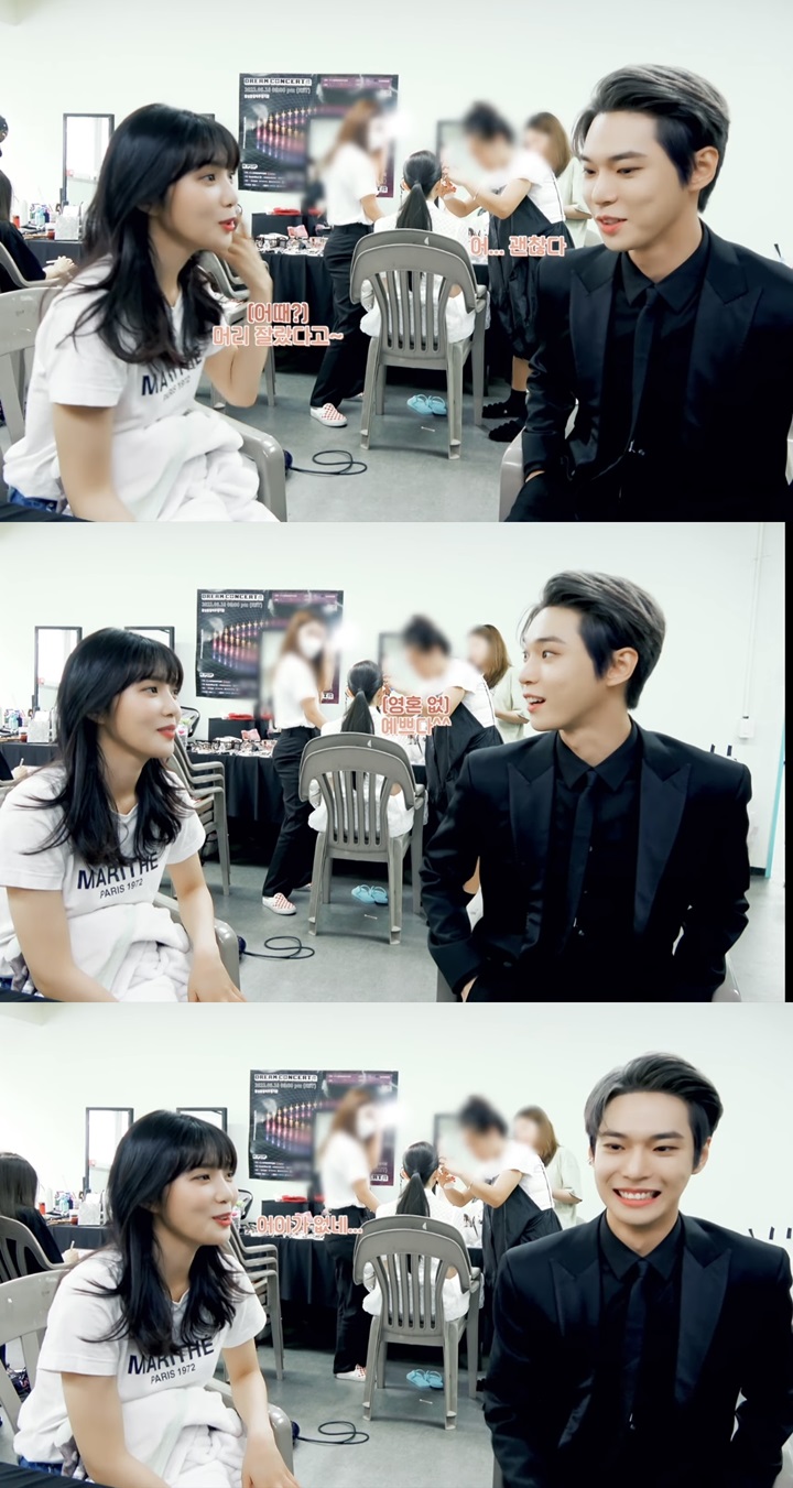Netizen Komentari Interaksi Gemes Doyoung NCT dan Joy Red Velvet di Backstage Dream Concert