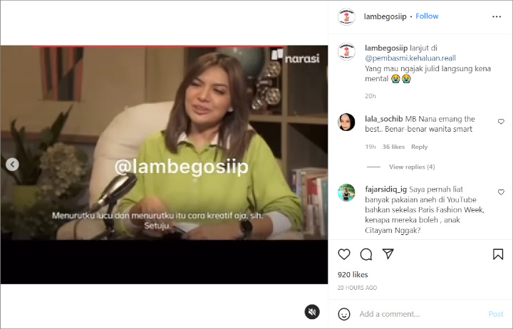 Najwa Shihab Komentari Citayam Fashion Week, H. Faisal Marah Besar Pada Doddy Soedrajat-Topik Pagi