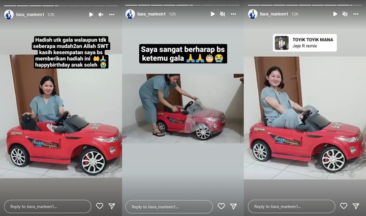 Tak Diundang ke Pesta Ultah, Tiara Marleen Malah Unboxing Sendiri Hadiah Buat Gala