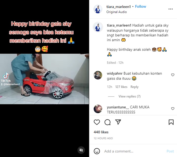 Tak Diundang ke Pesta Ultah, Tiara Marleen Malah Unboxing Sendiri Hadiah Buat Gala