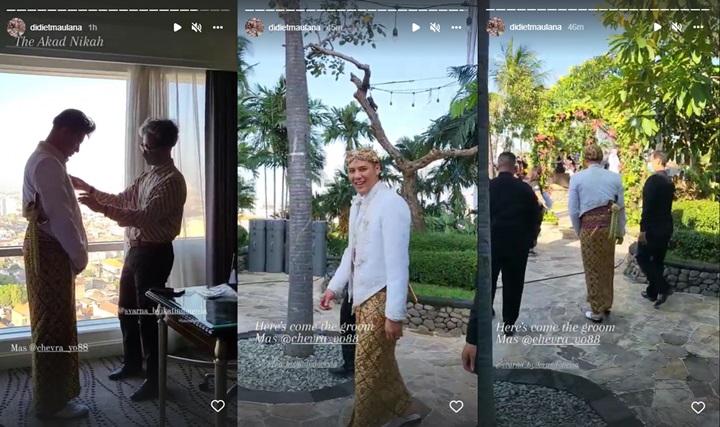 Chevra Yolandi Gagah Dalam Balutan Busana Pengantin, Via Vallen Tak Kalah Memukau
