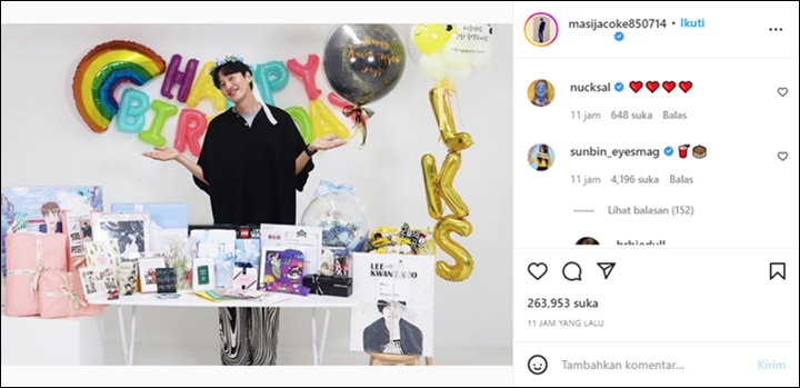 5 Tahun Pacaran, Lee Sun Bin Keciduk Ikut Rayakan Ulang Tahun Lee Kwang Soo
