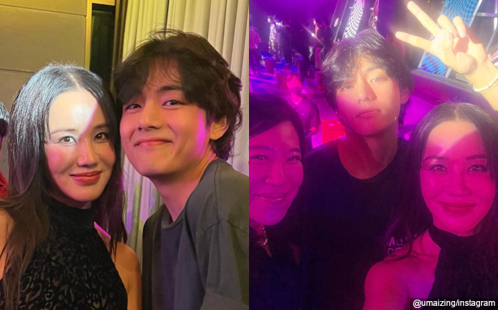 Beda 26 Tahun, Potret V BTS dan Aktris Uhm Jung Hwa di Party J-Hope Jadi Hot Topic