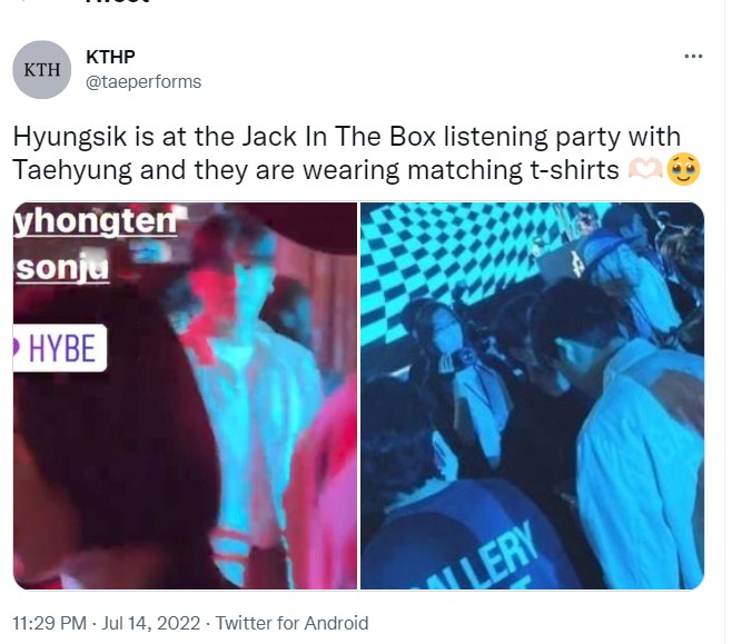 Social Butterfly, V BTS Ajak Wooga Squad Hingga Pose Bareng Banyak Selebriti di Pesta J-Hope