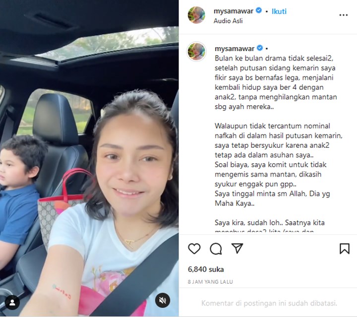 Mawar AFI Muak Lihat Steno Eks Suami Berulah Lagi Lakukan Ini, Anak-anak Jadi Korban
