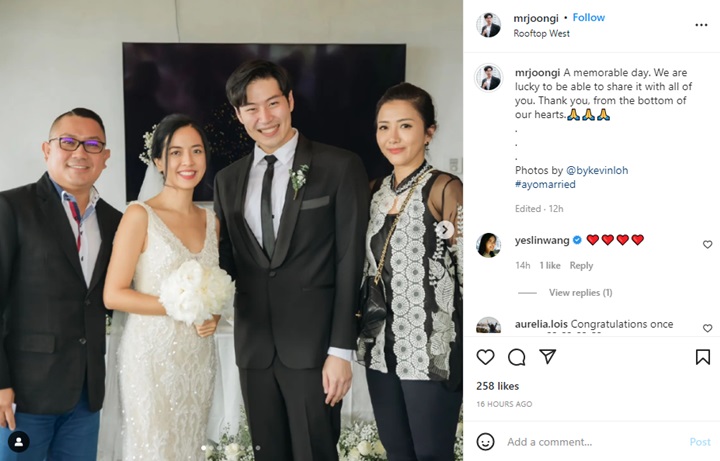 Yeslin Wang Eks Delon Thamrin Resmi Menikah Lagi, Paras Tampan Suami Korea Bikin Salfok