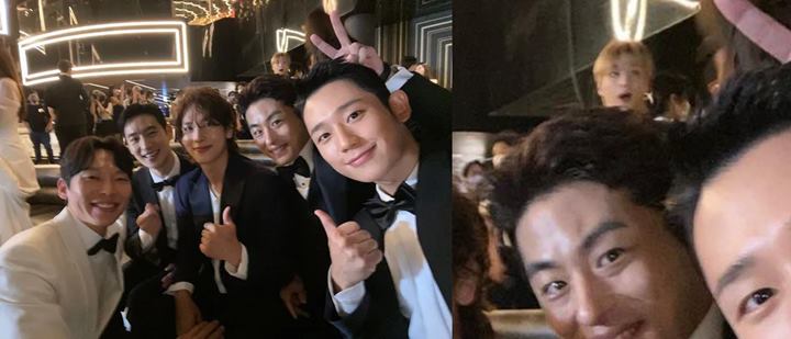 Blue Dragon Series Awards 2022: Momen Jung Hae In-Han Hyo Joo Serta Kang Daniel Photobomb Viral