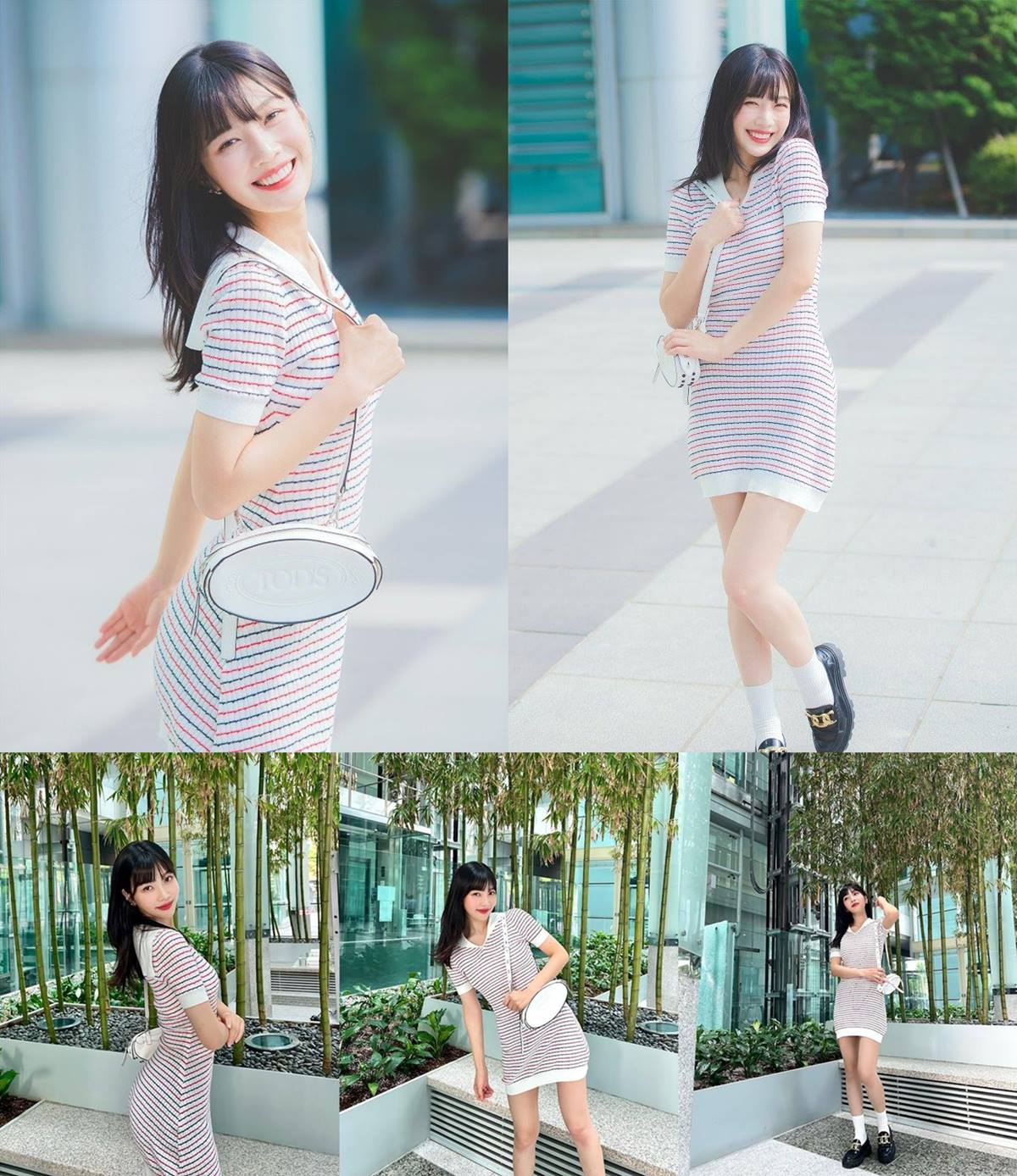 Penampilan Joy Red Velvet dengan outfit Miu Miu