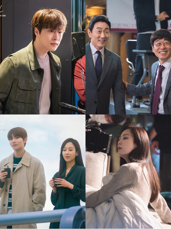Jelang Tamat, SBS Bagikan Keseruan Seo Hyun Jin-Hwang In Yeop Cs di Lokasi Syuting \'Why Her?\'