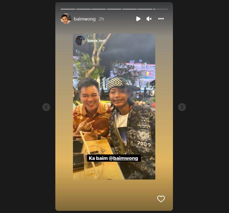 Baim Wong dan Bonge \