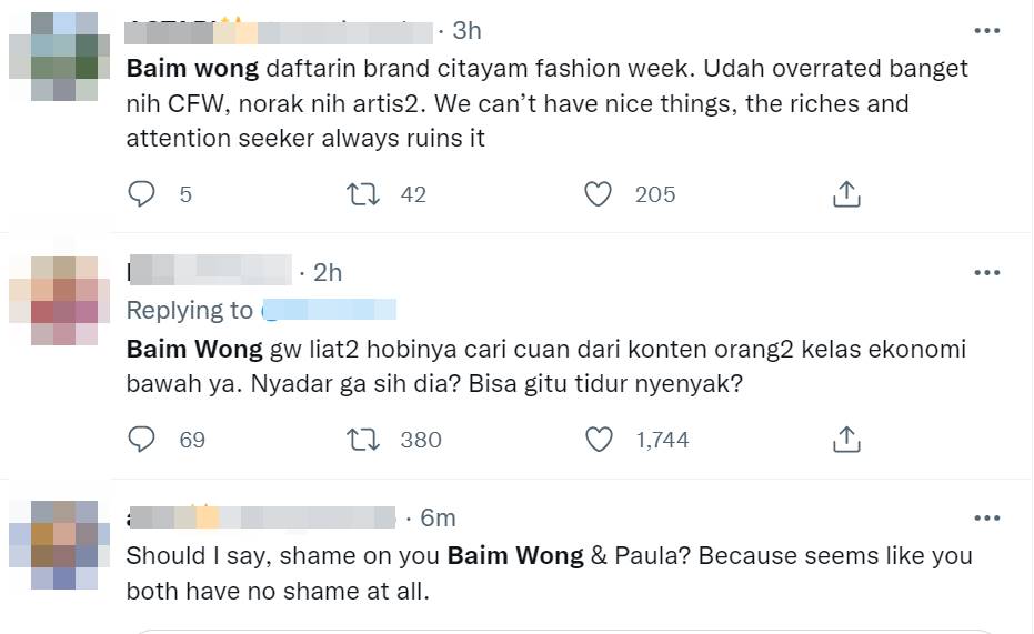 Baim Wong menuai komentar miring