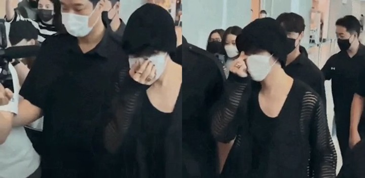 J-Hope BTS Modis Banget Berangkat ke AS, Aksi Rapatkan Masker Tuai Sorotan 2