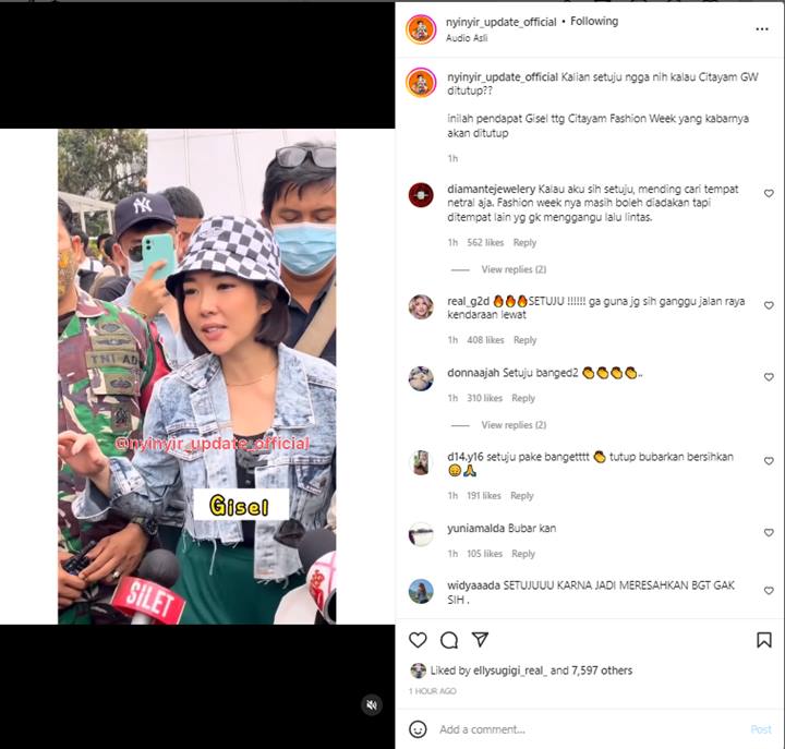 Citayam Fashion Week Ditutup, Gisella Anastasia Akui Sempat Deg-Degan Terkait Hal Ini