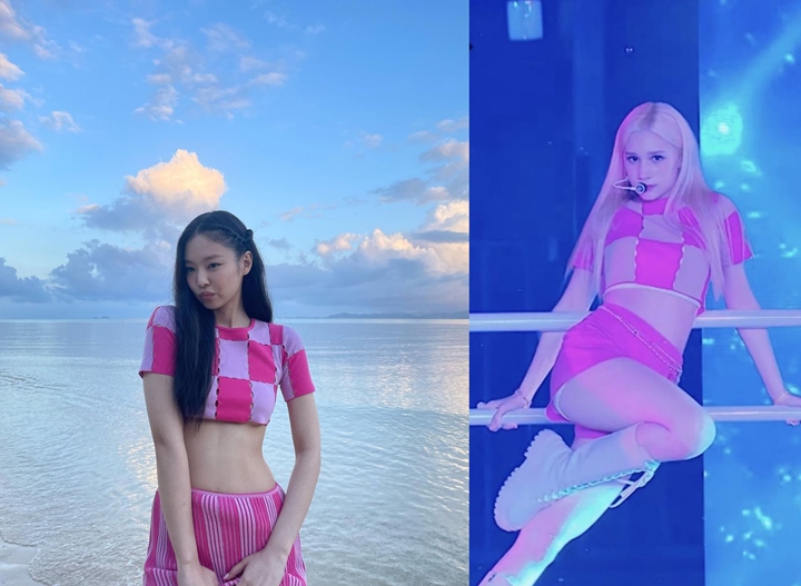 Kembaran Crop Top, Aura Jennie BLACKPINK & Huening Bahiyyih Kep1er Kelewat Beda
