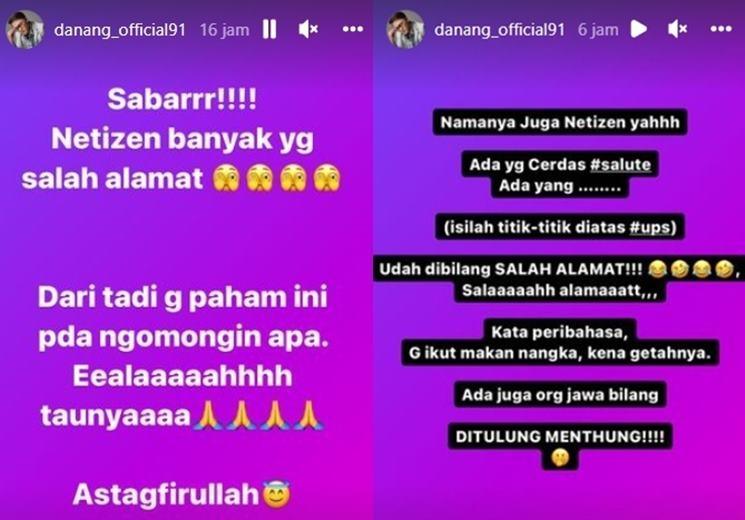 Danang DA Bingung Ikut Dihujat Soal Keisya Levronka, ‘Tampar Halus’ Netter yang Salah Alamat