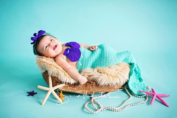 Pemotretan Newborn Ala Mermaid