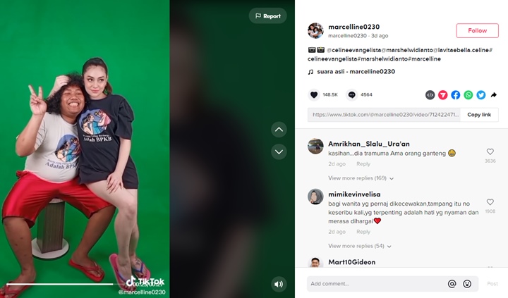 Dipangku Marshel Widianto Saat Pemotretan, Outfit Celine Disentil Terlalu Seksi?