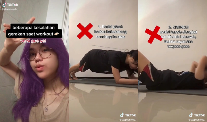 Tidak Mengunci Perut Saat Melakukan Gerakan