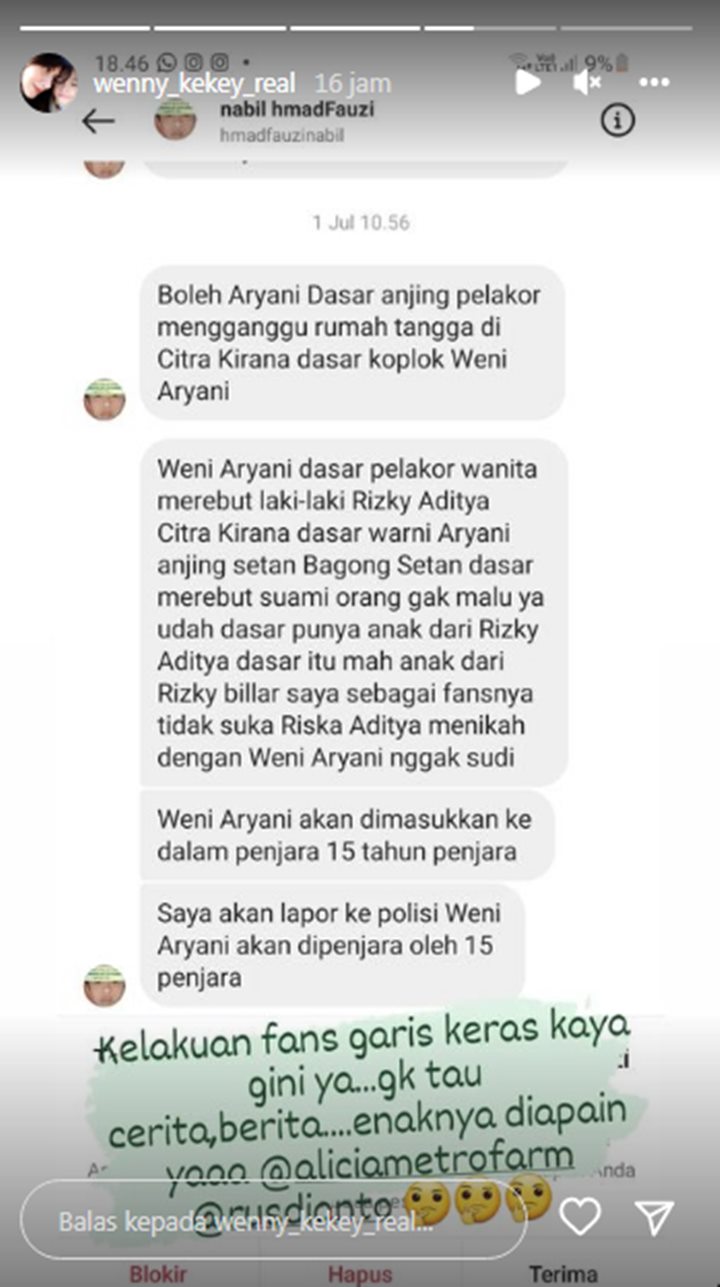Begini Reaksi Wenny Ariani Usai Dituding Jadi Pelakor Hingga Disumpahi Bakal Masuk Penjara
