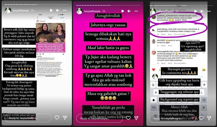 Tak Tahu Ada Rumah Seharga Rp 1 M, Tasyi Athasyia Istigfar Usai Dihujat Hingga Didoakan Jatuh Miskin