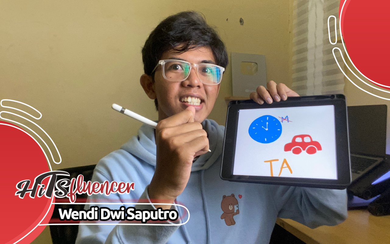 HITSfluencer : Wendi Dwi Saputro, Ilustrator Digital yang Bikin Gambar-Gambar Kece Hanya Dari Angka