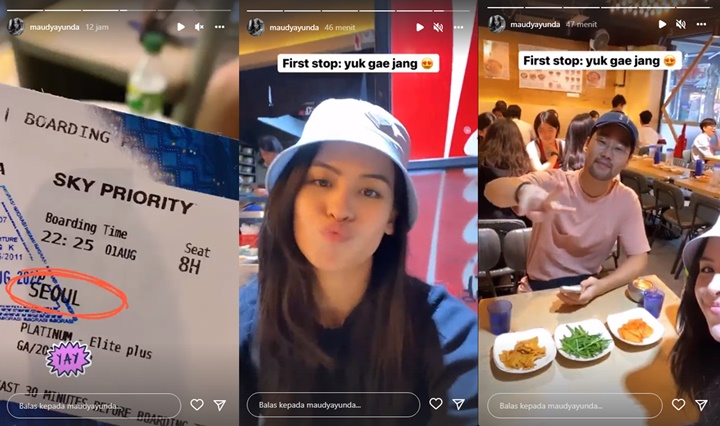 Maudy Ayunda Mudik ke Kampung Halaman Jesse Choi, Fashion Airport Keduanya Santuy Banget
