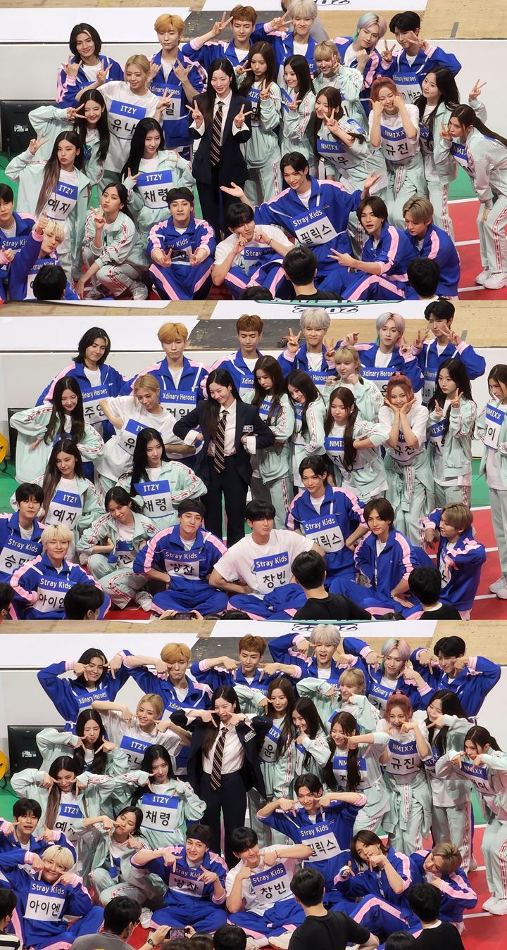 \'Foto Keluarga\' Stray Kids, ITZY, NMIXX dan Xdinary Heroes Bareng Dahyun Tuai Tanggapan Begini Foto Keluarga\' Stray Kids, ITZY, NMIXX dan Xdinary Heroes Bareng Dahyun Tuai Tanggapan Begini
