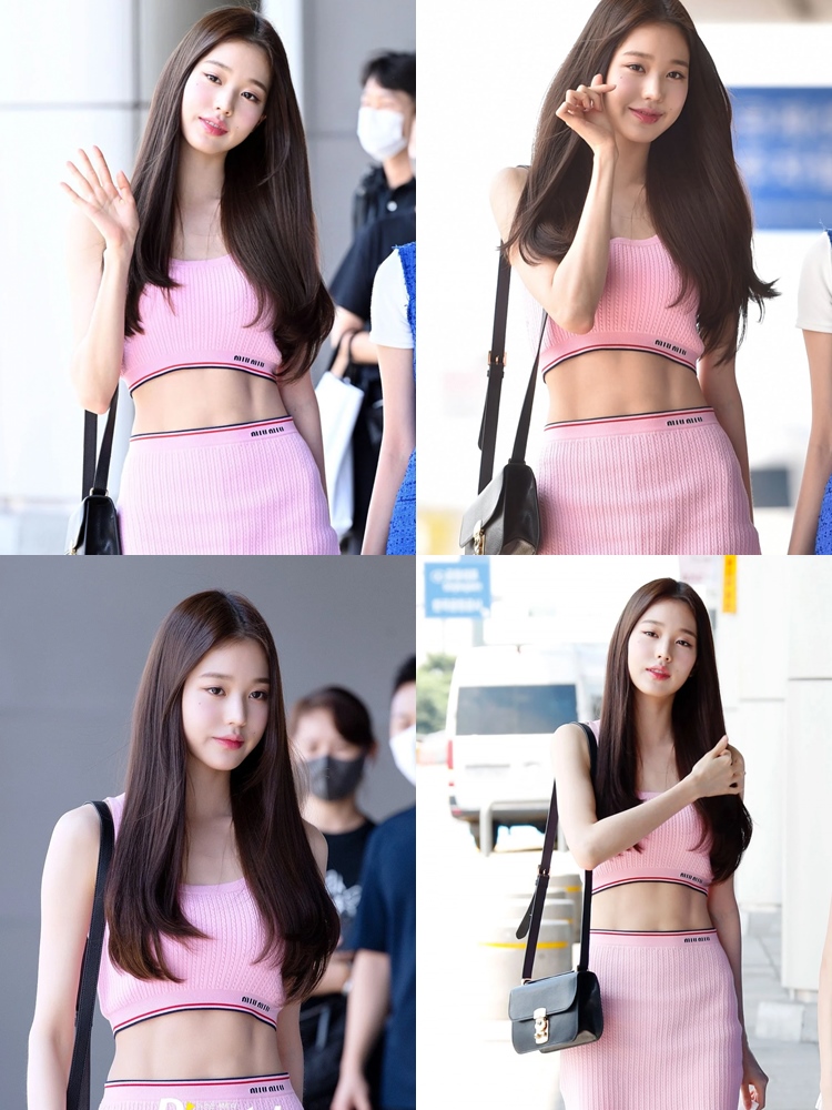 Visual Makin Menjadi-Jadi. Jang Won Young IVE Bikin Terperangah Pamer Abs Perut di Bandara