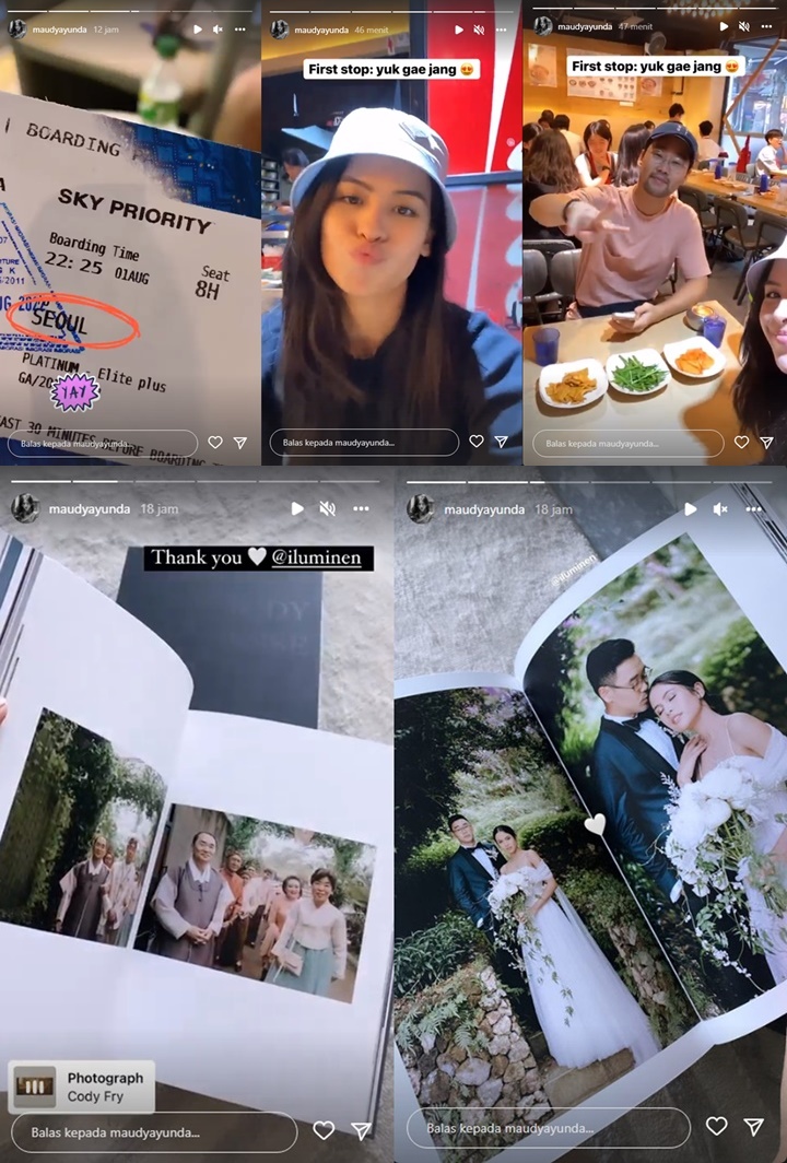 Maudy Ayunda Mudik Ke Kampung Halaman Jesse Choi, Fashion Airport Keduanya Santuy Banget