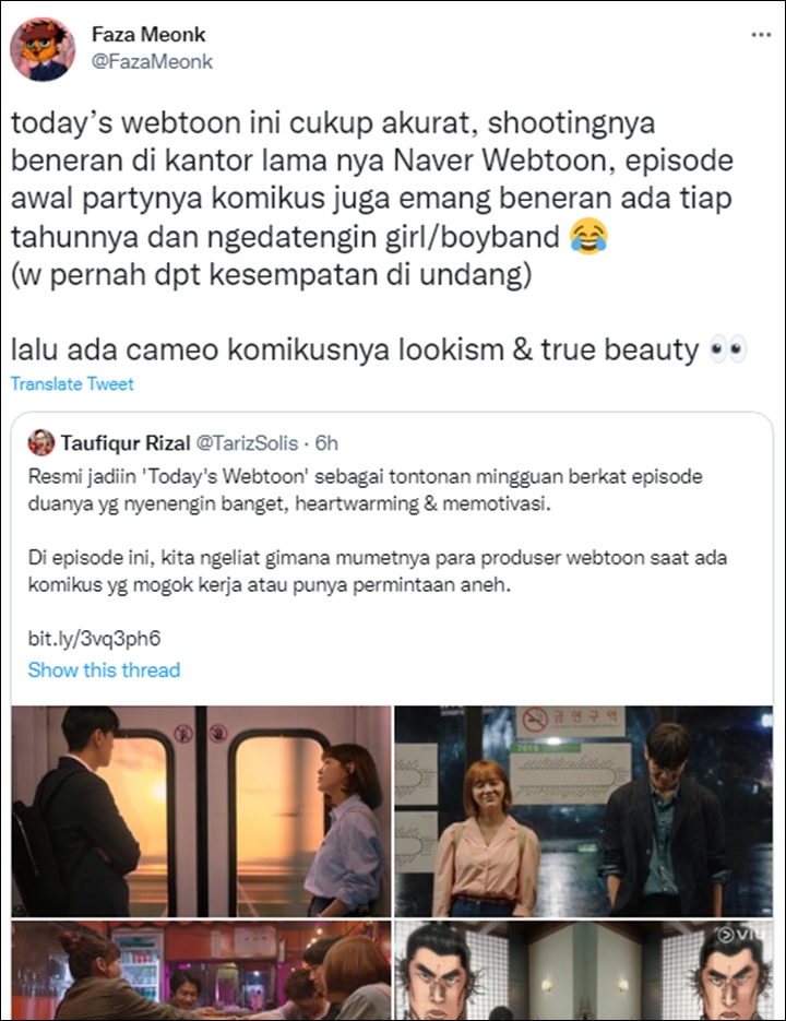 Kreator Indonesia Soroti Penggambaran \'Today\'s Webtoon\', Beda Dari Kenyataan?