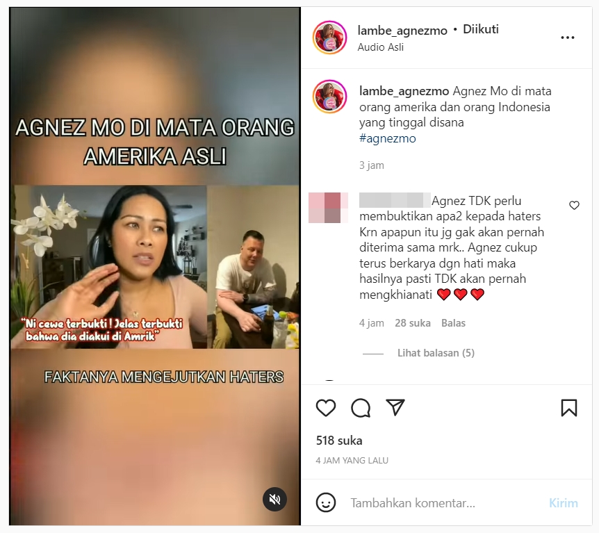 Bungkam Haters, Wanita Ini Buktikan Agnez Mo Telah Diakui di Amerika Serikat