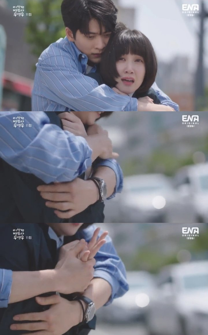 Pacar Idaman, Cara Kang Tae Oh Tenangkan Park Eun Bin di \'Extraordinary Attorney Woo\' Bikin Mleyot