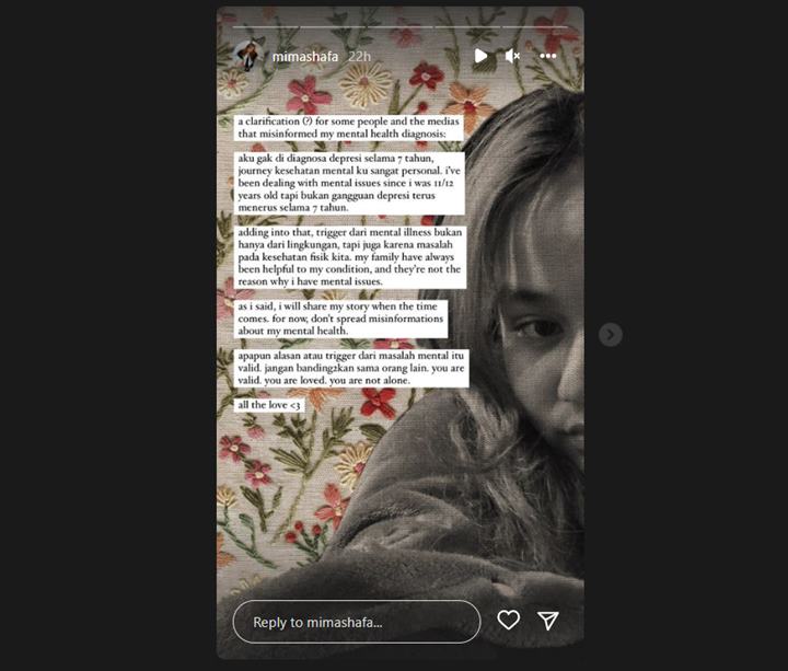 Putri Mona Ratuliu Klarifikasi Soal Kabar Alami Depresi, Tegas Luruskan Poin Ini