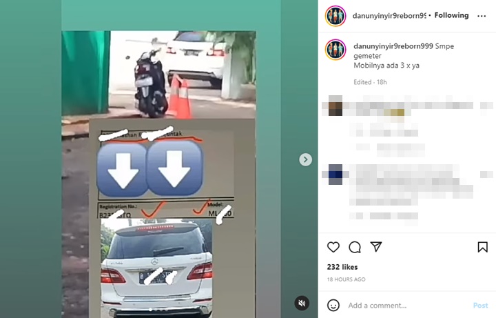 Direkam Diam-diam, Diduga Mobil Jonathan Frizzy Keluar Rumah Ririn Dwi Ariyanti Saat Pagi Hari