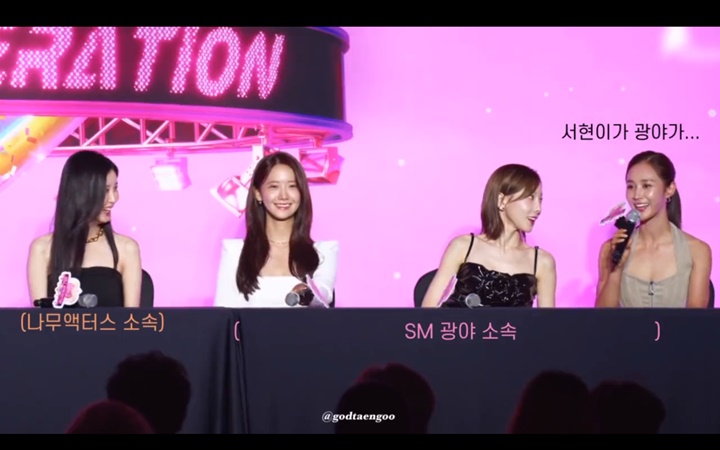 SNSD Berdebat Soal KWANGYA di Jumpa Pers Jelang Rilis \'FOREVER 1\', Ekspresi Member Ini Jadi Sorotan