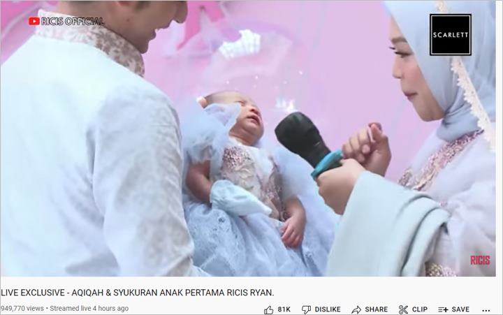 Paras Putri Pertama Ria Ricis-Teuku Ryan Akhirnya Go Public, Nama dan Arti Indahnya Ikut Terungkap