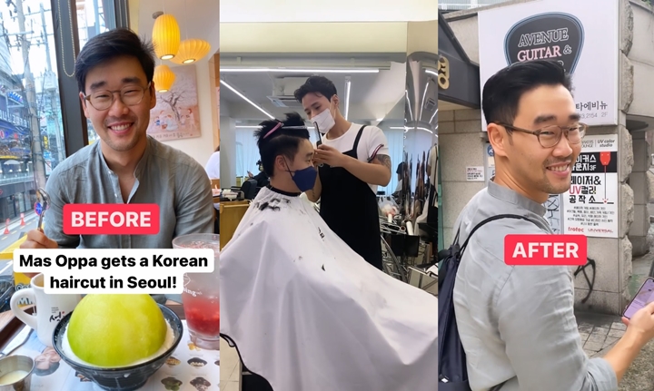 Momen Jesse Potong Rambut