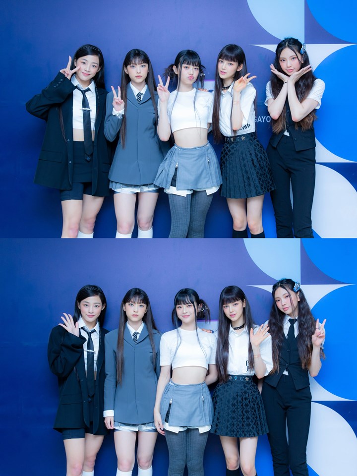 NewJeans Pakai Outifit Beda Vibe di \'Inkigayo\', Gaya Rambut Jadi Perdebatan