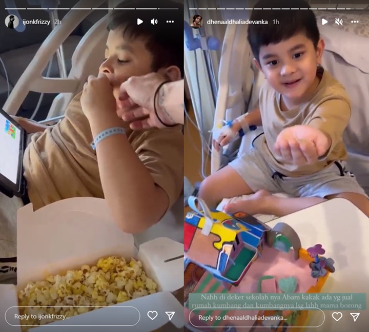 Adem, Jonathan Frizzy dan Dhena Devanka Tampak Akur Saat Urus Anak di Rumah Sakit