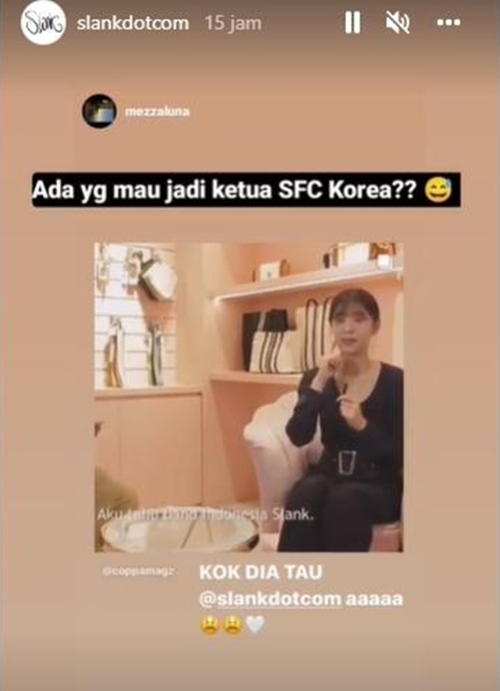 Aktris Korea Seol In A Terang-terangan Akui Ngefans, SLANK Justru Beri Reaksi Kocak