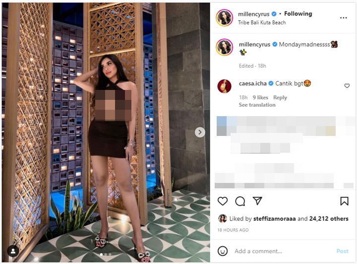 Usai Dipuji Pangling, Millendaru Tampil Seksi Pamerkan Bagian Tubuh Ini Auto Disentil?