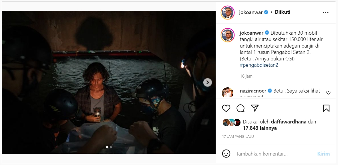 Joko Anwar Bongkar Fakta Tak Terduga Soal Satu Adegan di Film \'Pengabdi Setan 2\'