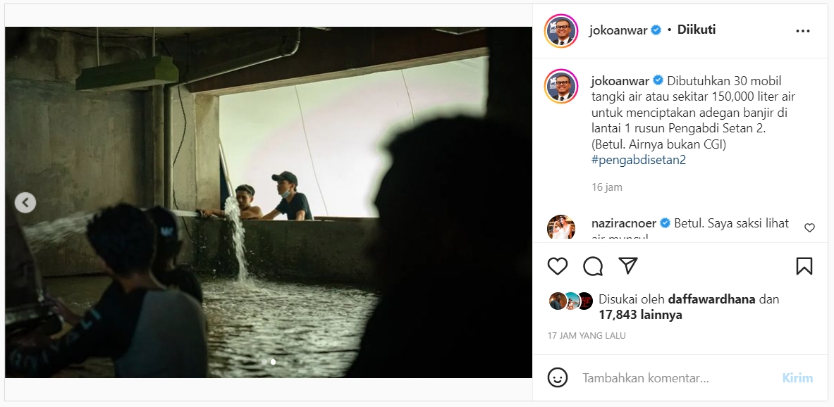 Joko Anwar Bongkar Fakta Tak Terduga Soal Satu Adegan di Film \'Pengabdi Setan 2\'