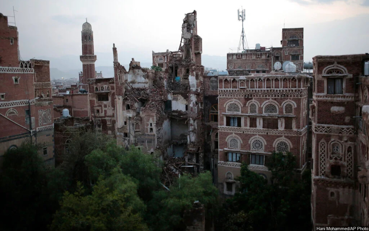 Sejumlah Bangunan Bersejarah Kolaps di Yaman Akibat Hujan Lebat